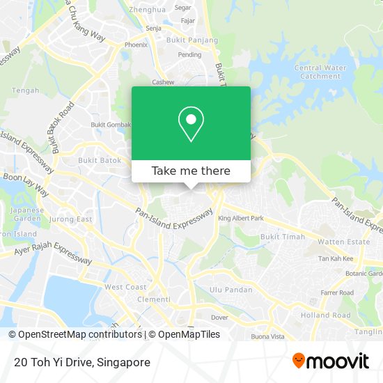 20 Toh Yi Drive map