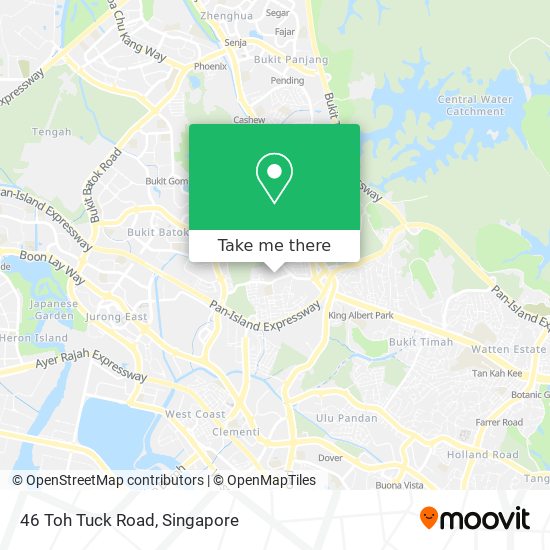 46 Toh Tuck Road map