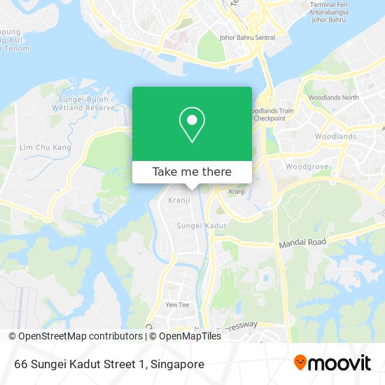 66 Sungei Kadut Street 1 map