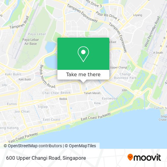 600 Upper Changi Road map