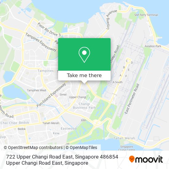 722 Upper Changi Road East, Singapore 486854 Upper Changi Road East map