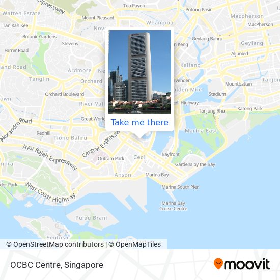 OCBC Centre map