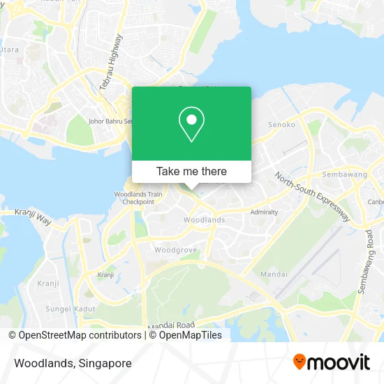 Woodlands map