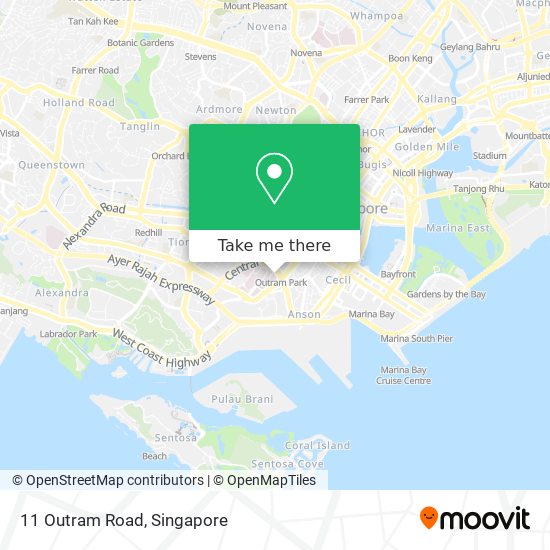 11 Outram Road地图