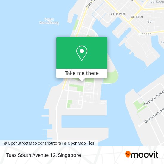 Tuas South Avenue 12 map