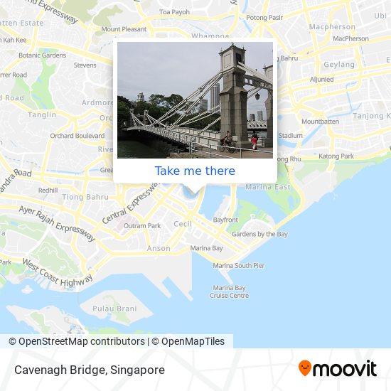 Cavenagh Bridge map