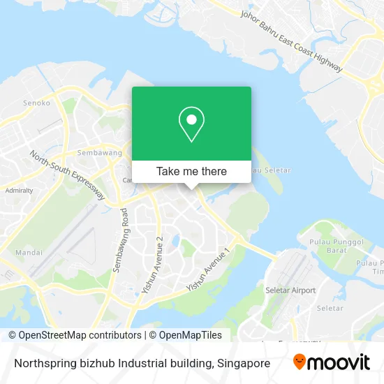 Northspring bizhub Industrial building map