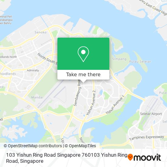 103 Yishun Ring Road Singapore 760103 Yishun Ring Road地图