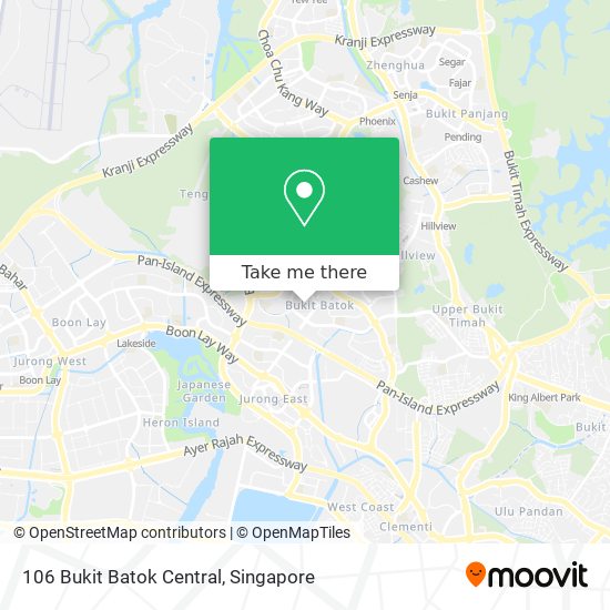 106 Bukit Batok Central map