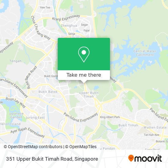 351 Upper Bukit Timah Road地图