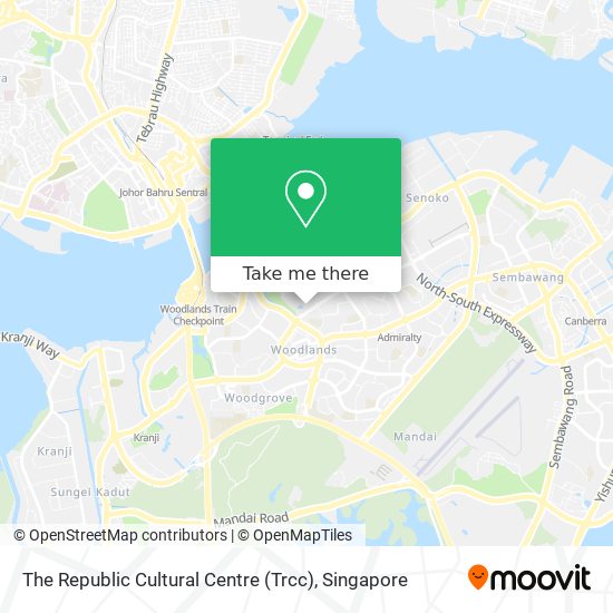 The Republic Cultural Centre (Trcc) map