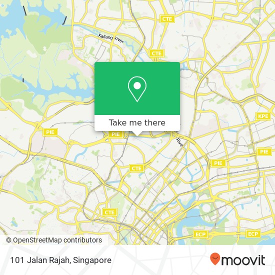 101 Jalan Rajah map