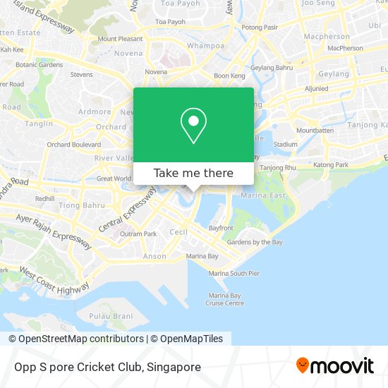 Opp S pore Cricket Club map