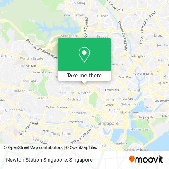 Newton Station Singapore map