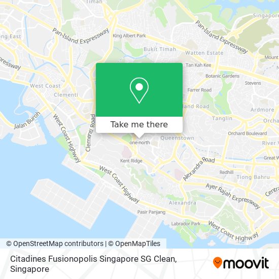 Citadines Fusionopolis Singapore SG Clean地图