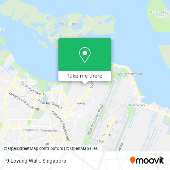 9 Loyang Walk map