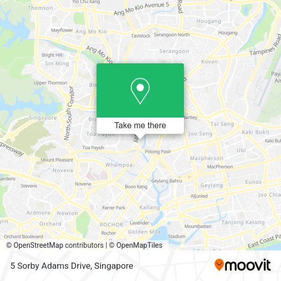 5 Sorby Adams Drive map