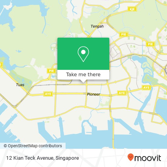 12 Kian Teck Avenue map