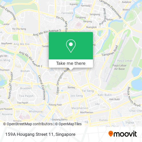 159A Hougang Street 11 map