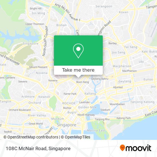 108C McNair Road map