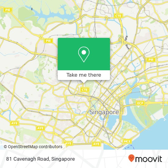 81 Cavenagh Road地图