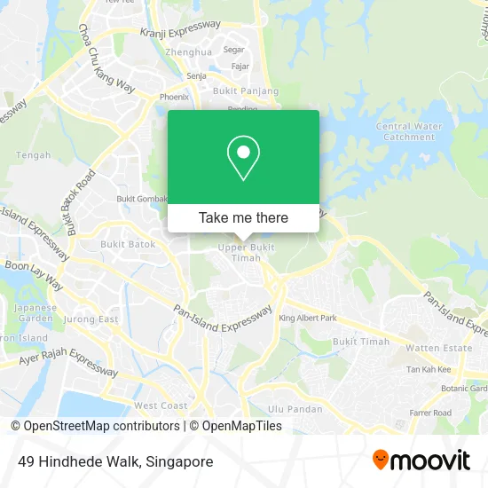 49 Hindhede Walk地图