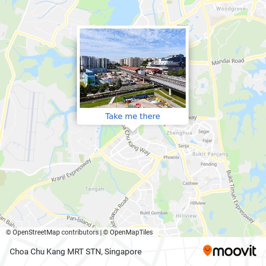 Choa Chu Kang MRT STN map