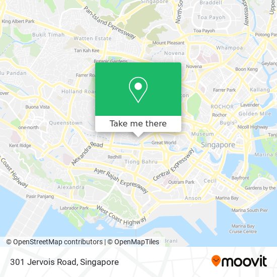 301 Jervois Road map