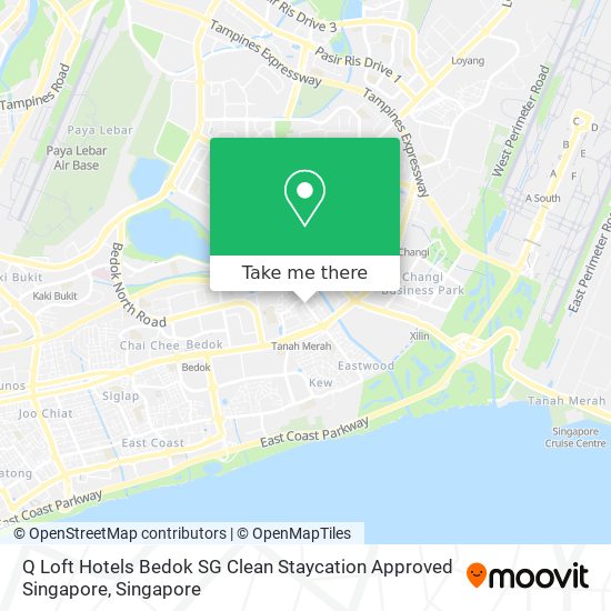 Q Loft Hotels Bedok SG Clean Staycation Approved Singapore map