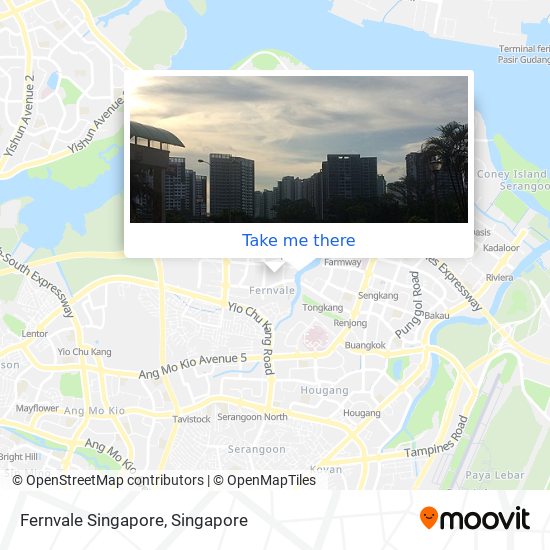 Fernvale Singapore map