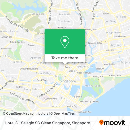 Hotel 81 Selegie SG Clean Singapore地图