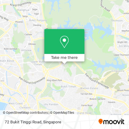72 Bukit Tinggi Road map