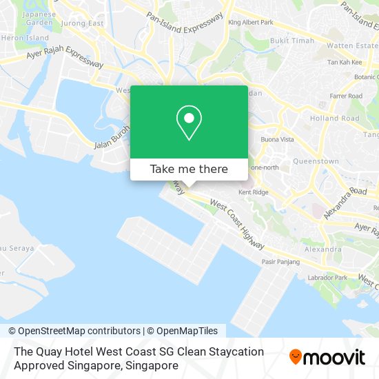 The Quay Hotel West Coast SG Clean Staycation Approved Singapore地图