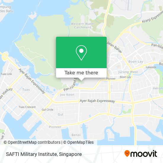 SAFTI Military Institute map