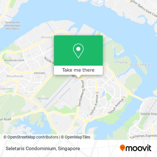Seletaris Condominium map
