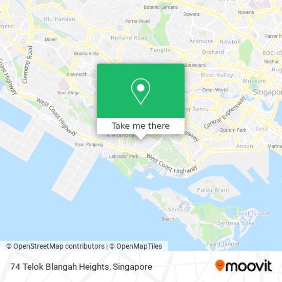 74 Telok Blangah Heights map