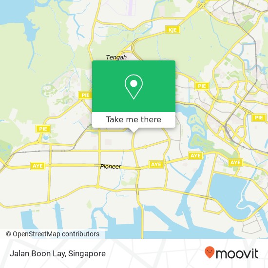 Jalan Boon Lay地图