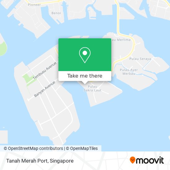 Tanah Merah Port map