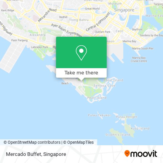 Mercado Buffet map