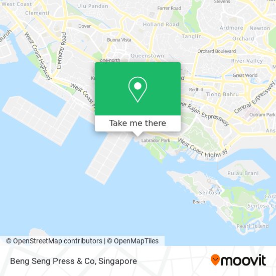 Beng Seng Press & Co map