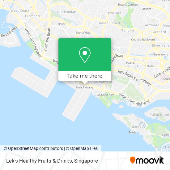 Lek's Healthy Fruits & Drinks map