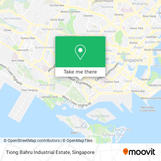 Tiong Bahru Industrial Estate map