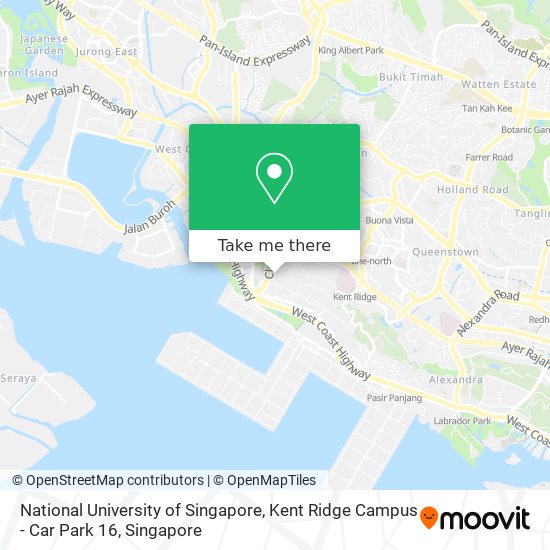 National University of Singapore, Kent Ridge Campus - Car Park 16 map