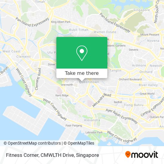 Fitness Corner, CMWLTH Drive map