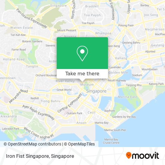 Iron Fist Singapore map