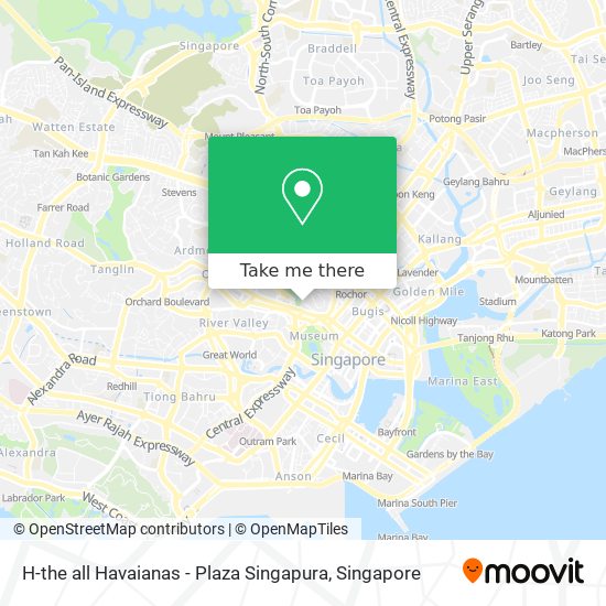 H-the all Havaianas - Plaza Singapura map