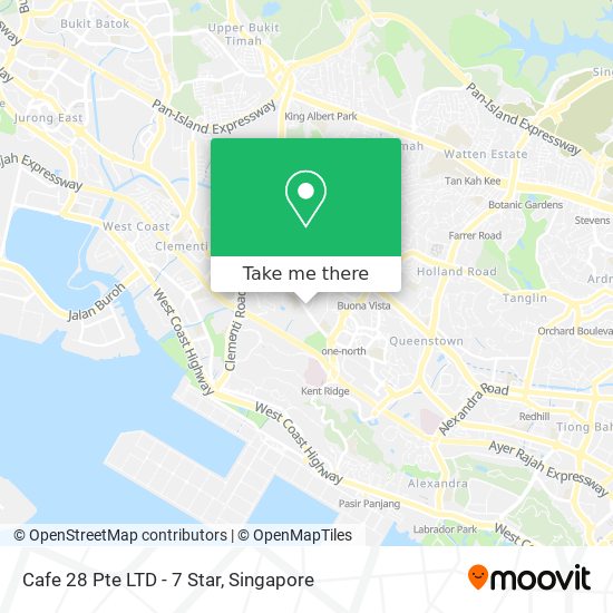 Cafe 28 Pte LTD - 7 Star map