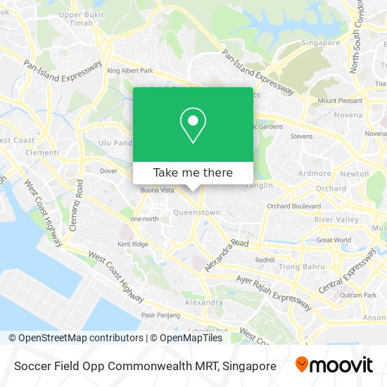 Soccer Field Opp Commonwealth MRT map