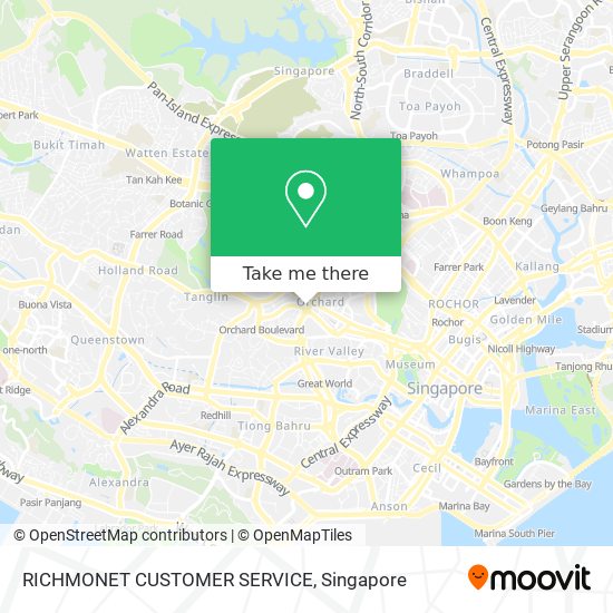 RICHMONET CUSTOMER SERVICE map