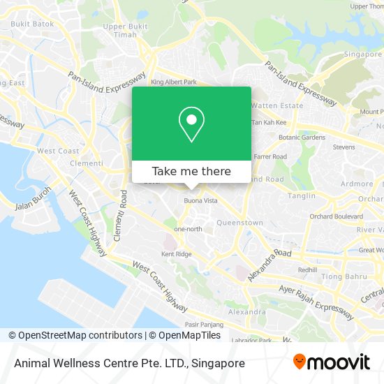 Animal Wellness Centre Pte. LTD.地图